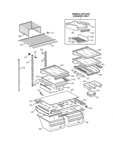 Shelf parts