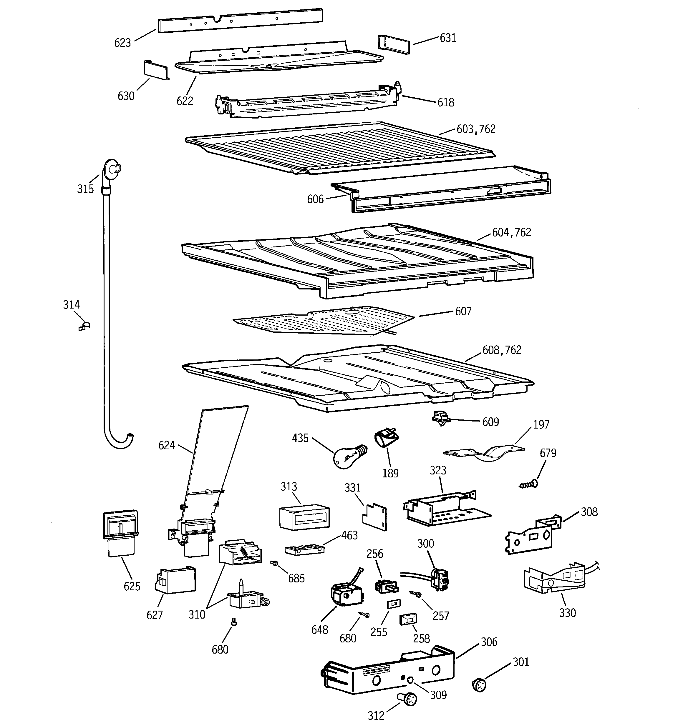 Separator compartment parts