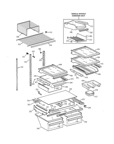 Shelf parts