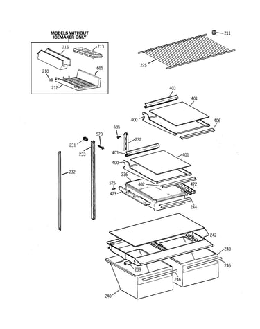 Shelf parts