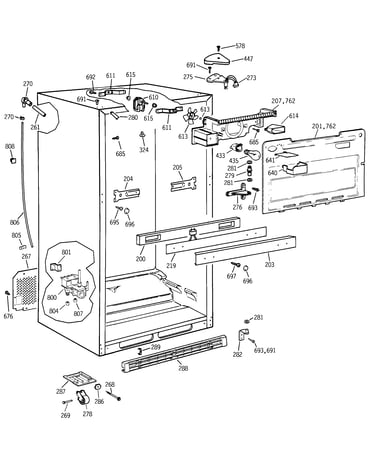Cabinet parts