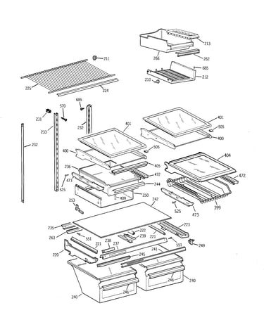Shelf parts