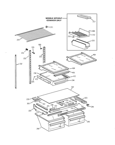 Shelf parts