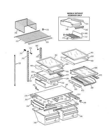 Shelf parts
