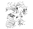 GE JE1360WC01 microwave parts diagram