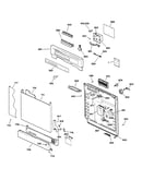 Escutcheon & door assembly