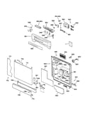 Escutcheon & door assembly