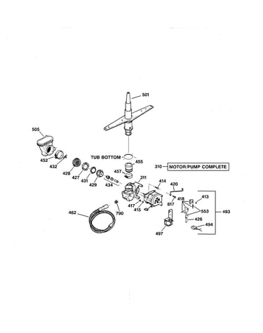 Motor-pump mechanism