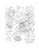 Body section with microwave enclosu
