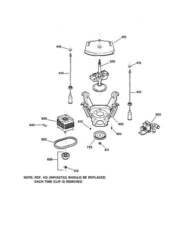Suspension, pump & drive components
