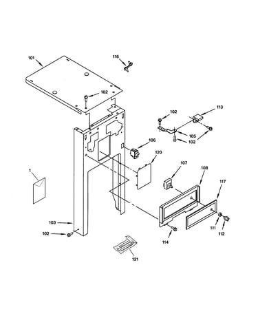 Cabinet & control parts