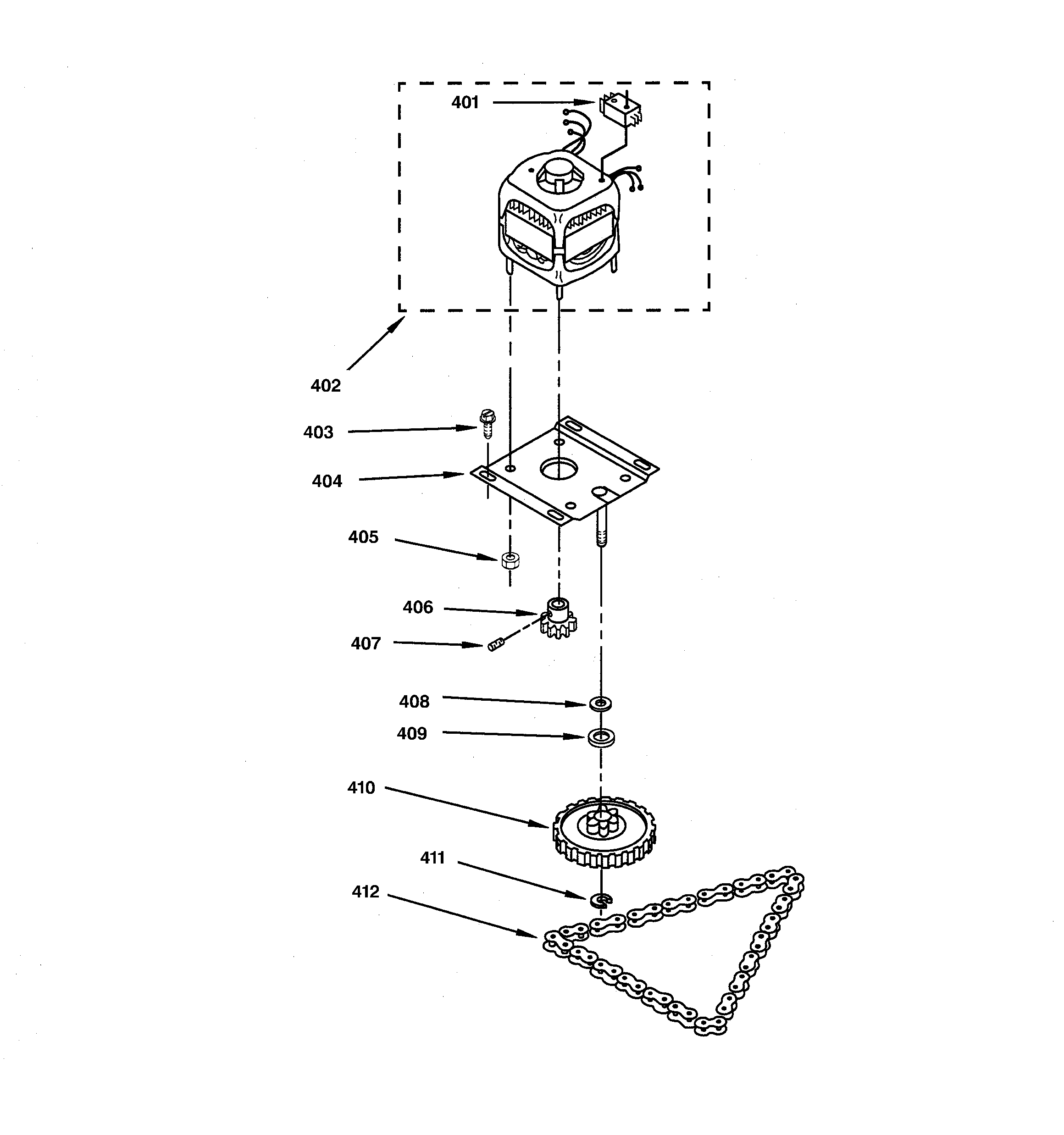 Motor & drive parts