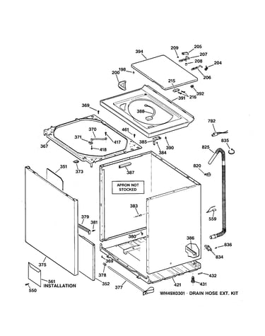 Cabinet, cover & front panel