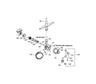 GE GSD2422F00BB motor-pump mechanism diagram