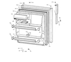 GE TBX18AABQRBB fresh food door diagram