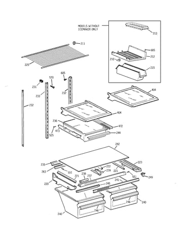 Shelf parts