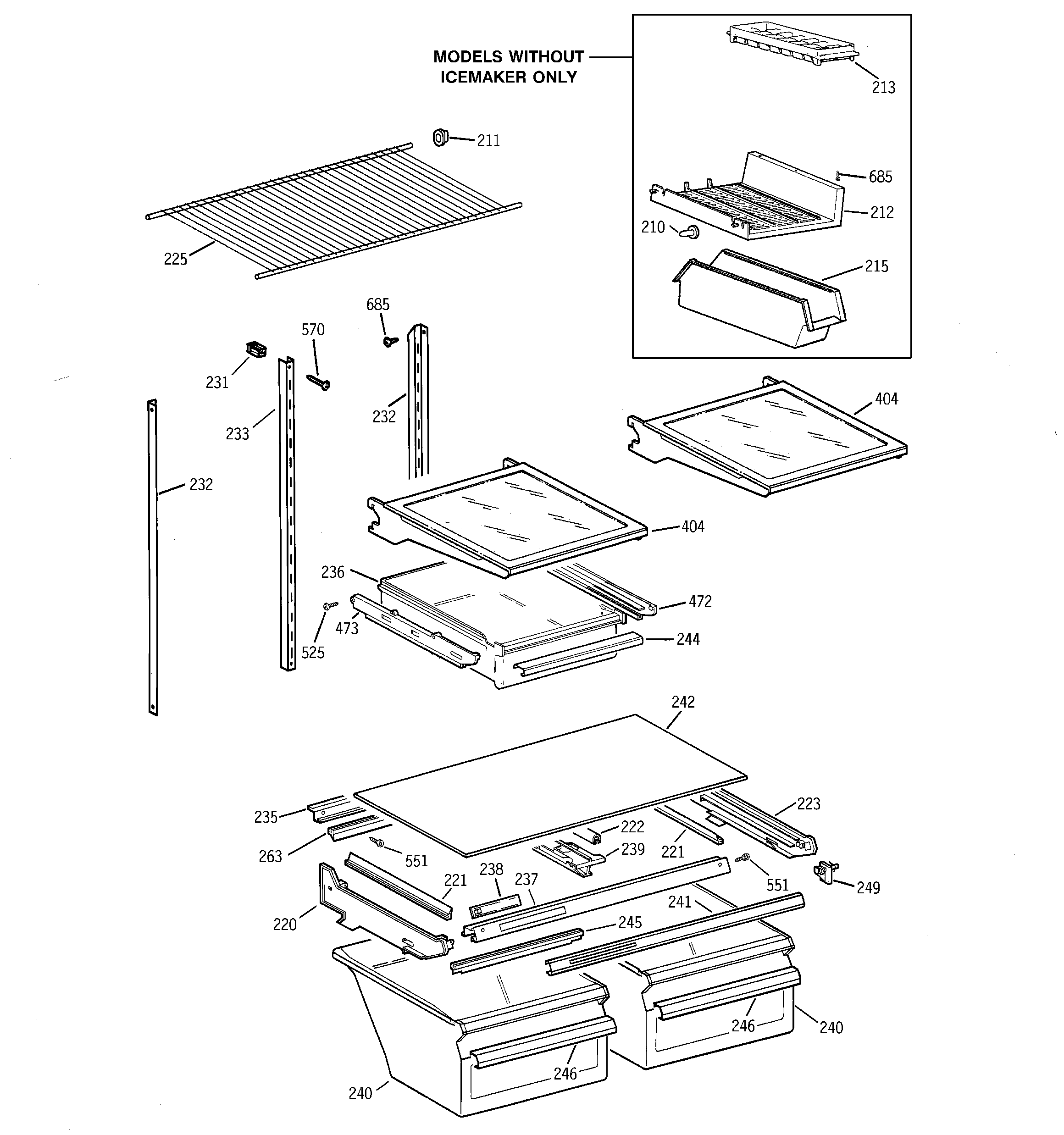 SHELF PARTS