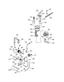 Motor-pump & spray arm assembly