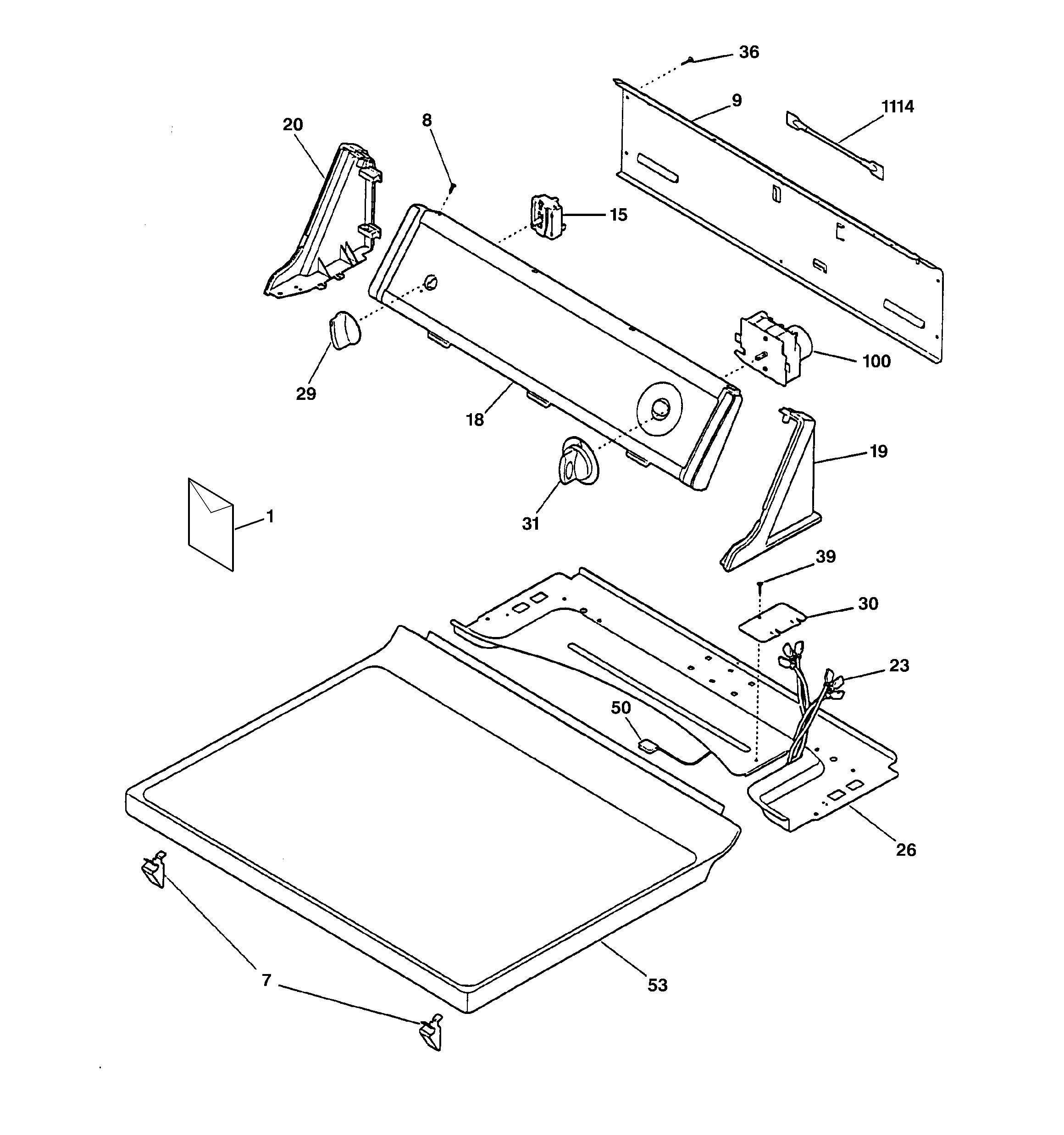 CONTROLS & TOP PANEL