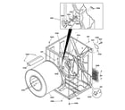 GE DBL333GA0WW cabinet & drum diagram