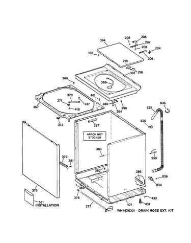 Cabinet, cover & front panel