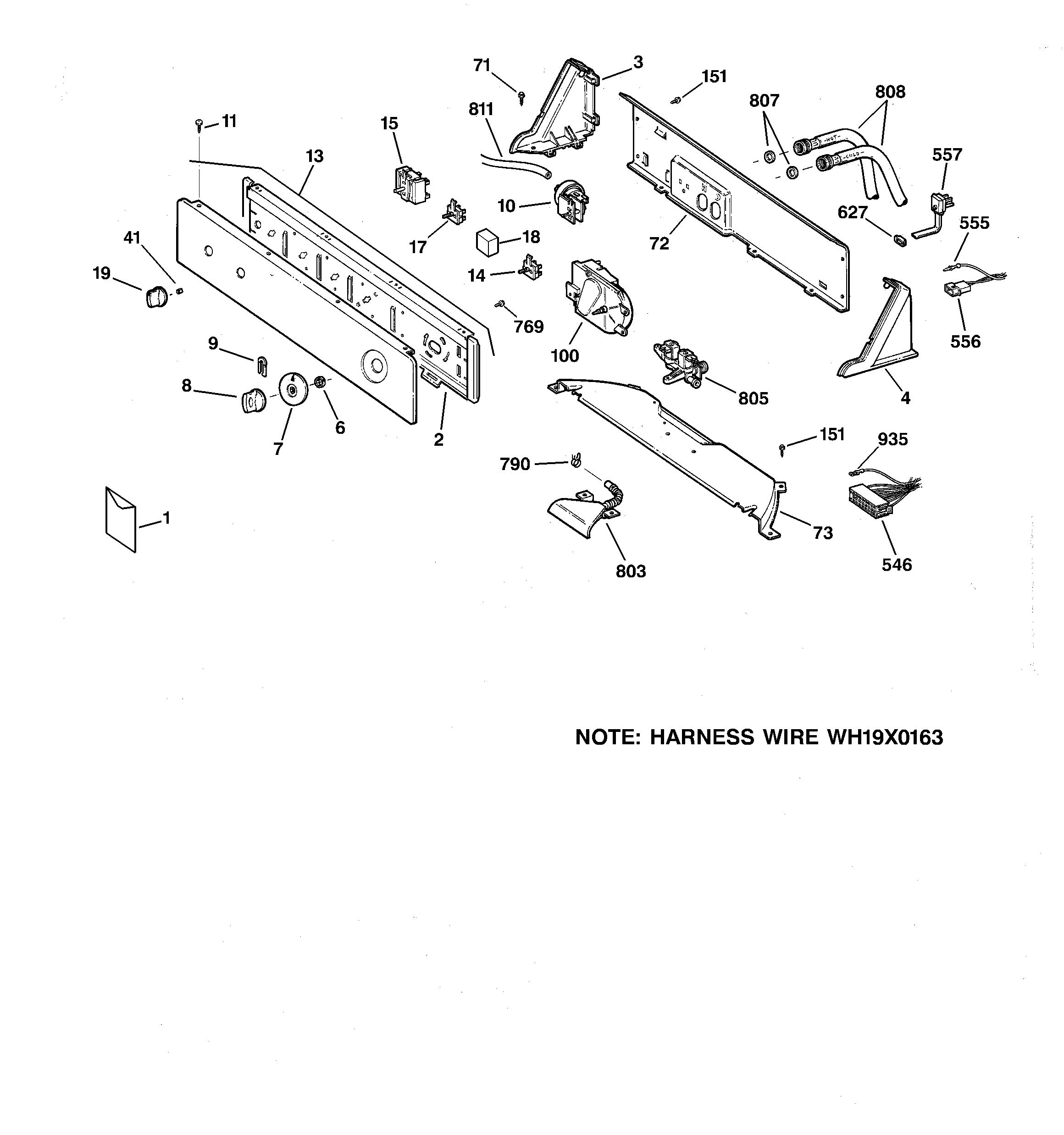 Controls & backsplash