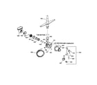 GE GSD3330C05WW motor-pump mechanism diagram