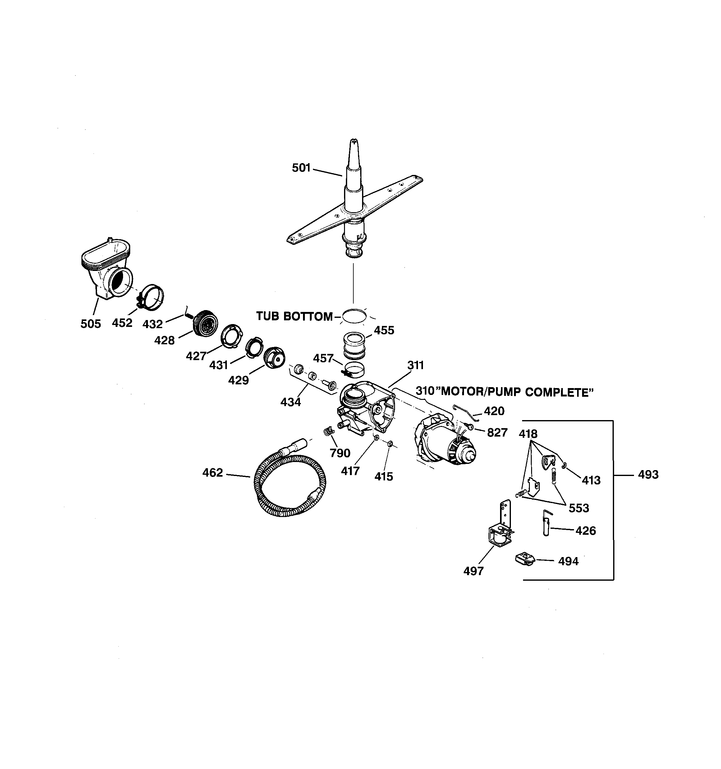 Motor-pump mechanism