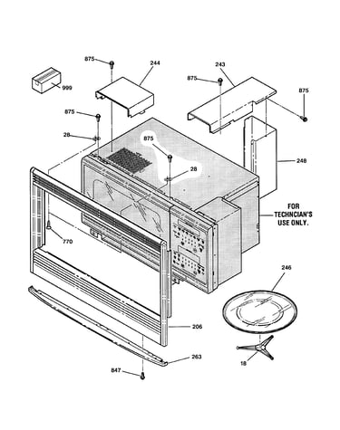 Microwave inclosurer