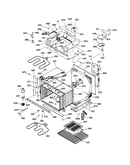 Oven body & microwave support