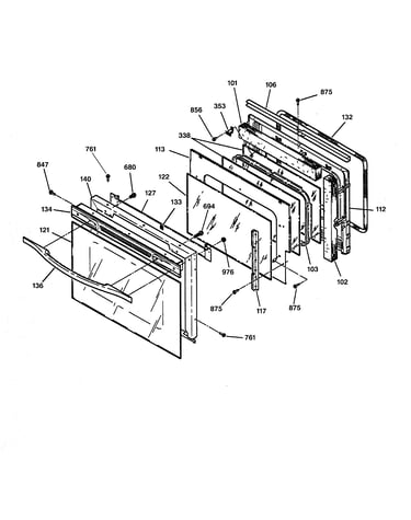 Oven door