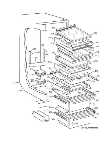 Shelves & drawers