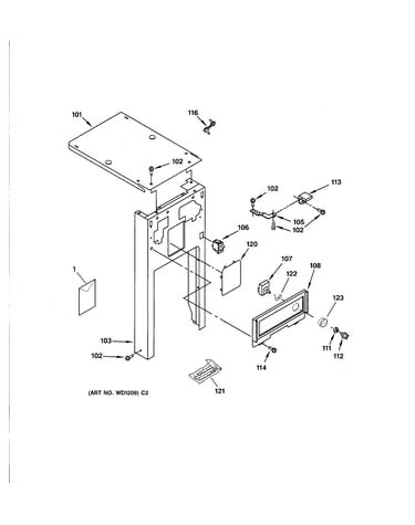 Cabinet & control parts