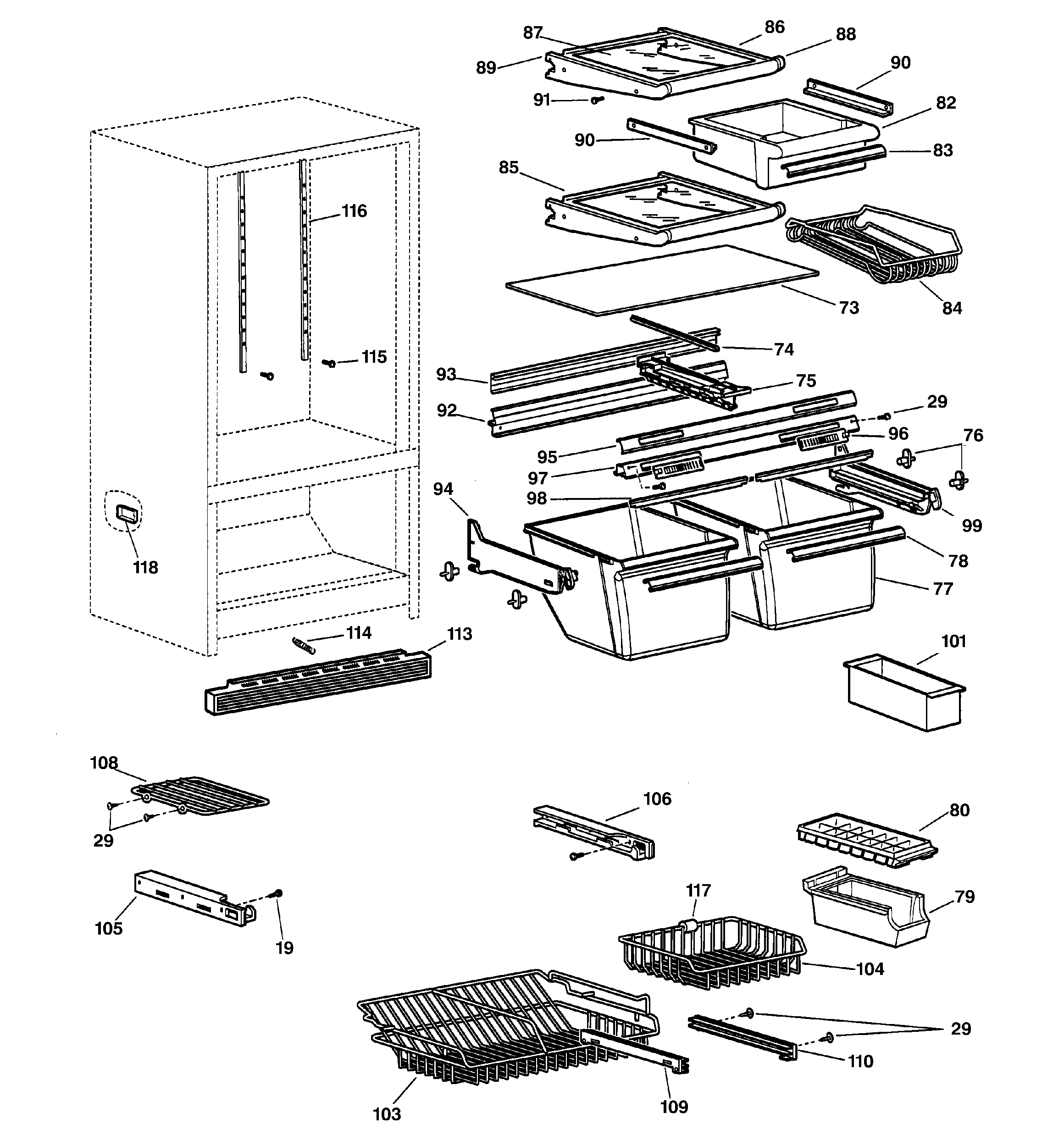 SHELVES