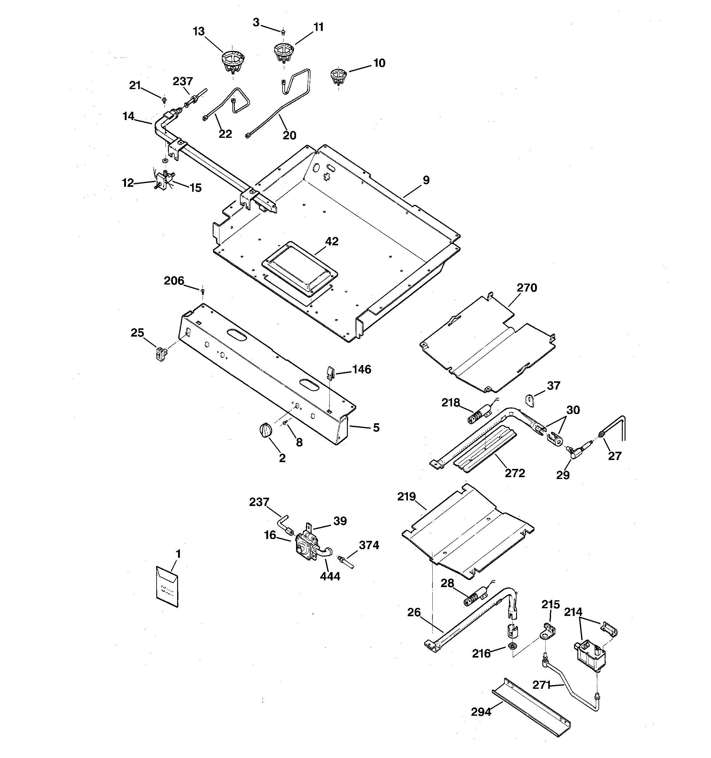 Gas burner parts