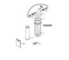 GE GNWH08C water filtration parts diagram