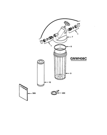 Water filtration parts