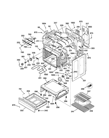 Body & drawer parts