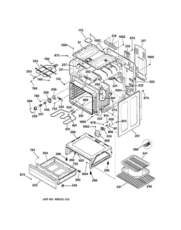Body & drawer parts