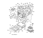 GE EER2000C04BB body & drawer parts diagram