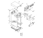 GE ZCG3500D00SS cabinet & control parts diagram
