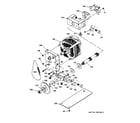GE ZCG3500D00SS motor & drive parts diagram