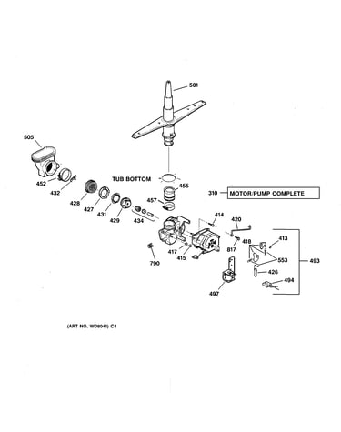 Motor-pump mechanism