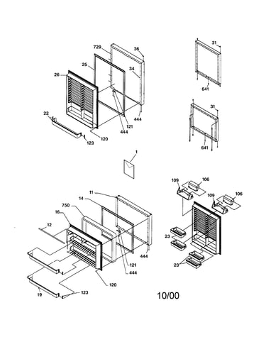 Door assemblies