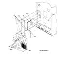 GE TCX22PACCBB cabinet back diagram