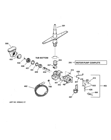 Motor-pump mechanism