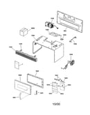 Door, controls, gril & case
