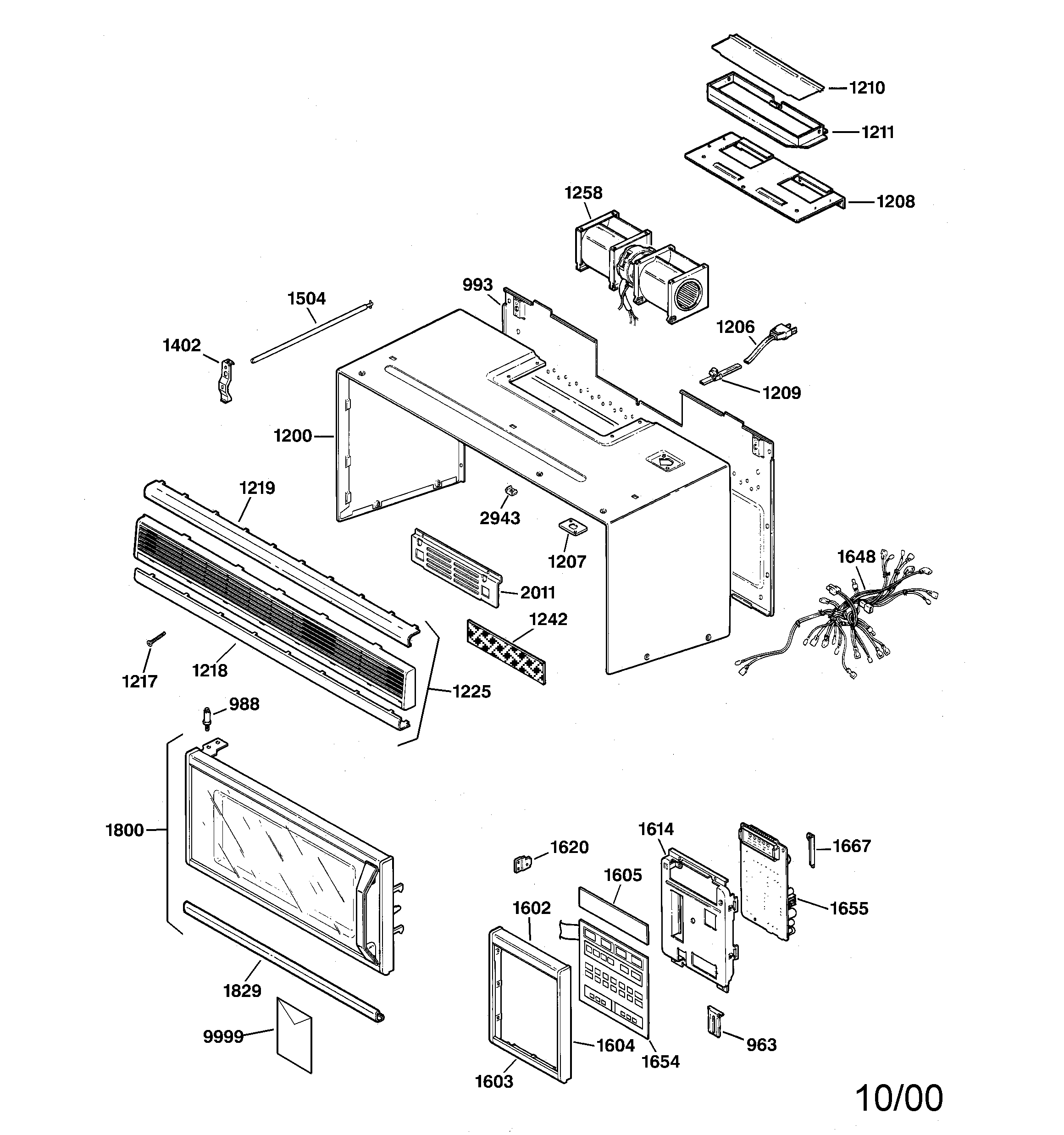 Control panel, door & case