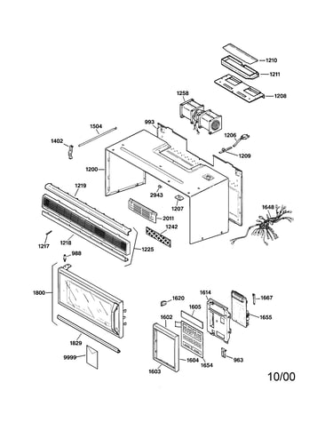 Control panel, door & case