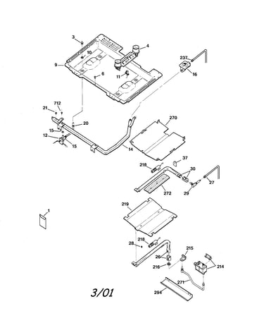 Gas & burner parts